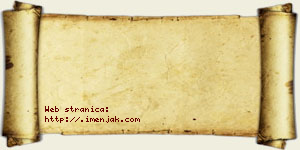 Jelisaveta Čorbić vizit kartica